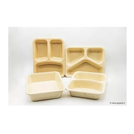 Cellulose pulp trays