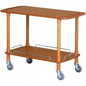 Wooden service trolleys