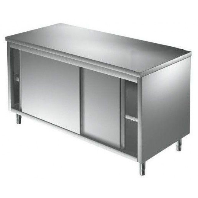 Stainless steel cabinet tables