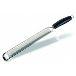 Stainless steel grater with handle, fine Size cm. L 39,5 x P 3,5 Model 336-104