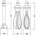 Immersion blender Model CICLONE 36VT Work capacity Lt 70 Power watt 360 Variable speed