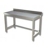 Stainless steel table With upstand with frame Model GSR156A