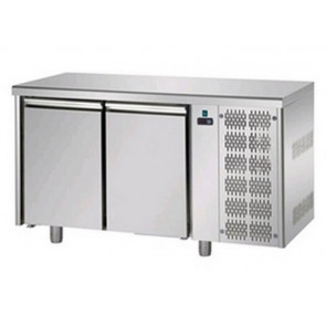 Refrigerated counter two doors Model TF02MIDGN Stainless steel