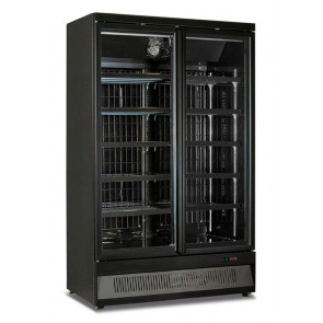 Ventilated refrigerated multideck Kli Model MR126TN2 BLACK 2 glass doors