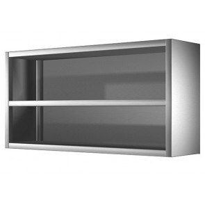 Open hanging cabinet stainless steel AISI 430 or 304 Model G1646