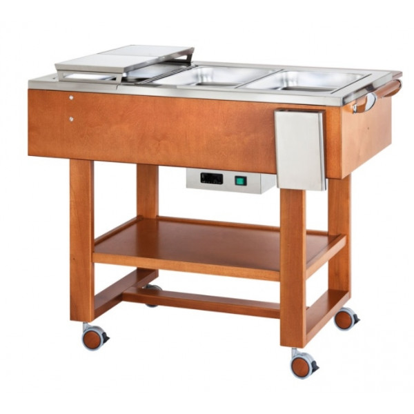 Heated trolley Model CL2770N for boiled and roasted meats Various colours