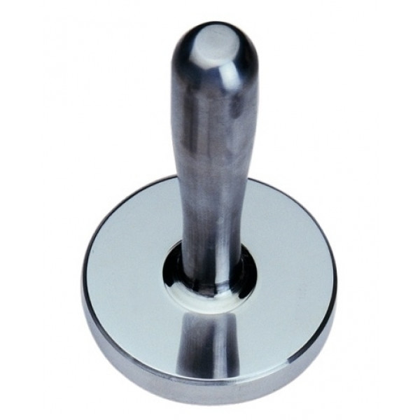 Stainless steel meat pounder Size ø cm. 10 weight Kg 1.5 Model CL1254