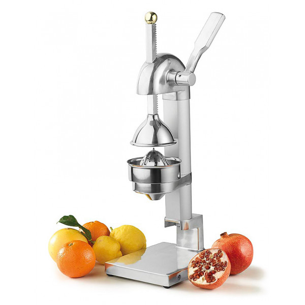 Manual juicer Vema Model SP2016 Body in polished aluminum Ideal for pomegranate