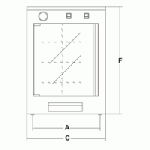 Pizza display Model Vetrinetta Pizza Diameter 38 Power watt 700