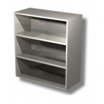 Open hanging cabinet stainless steel AISI 430 or 304 Model G10410