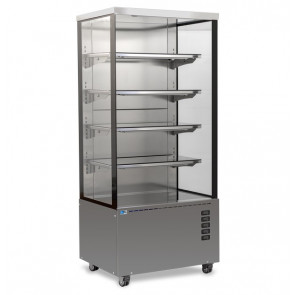 Hot wall-site multideck made of stainless steel Model MAGMA 900