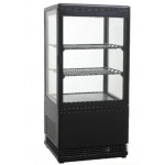 Ventilated refrigerated display\drinks display Model VRN58NERA Glass door