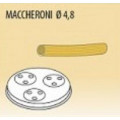 Mould maccheroni diameter 4,8 for fresh pasta machine MPF 1.5 and PF15E