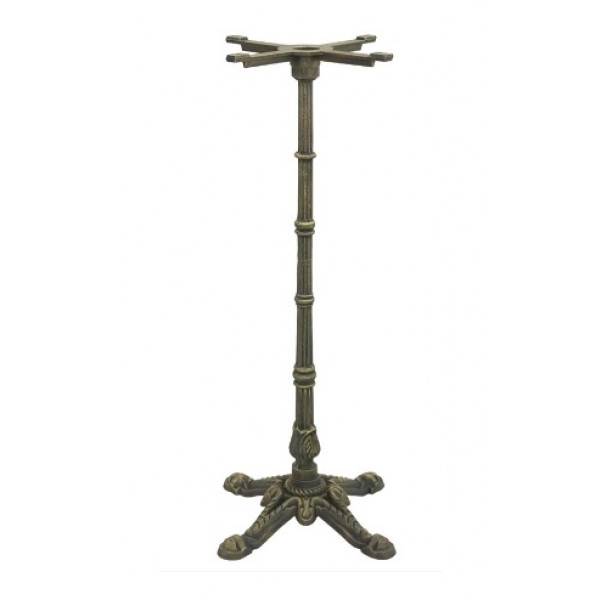 Indoor base TESR Powder coated cast iron frame, bronze look, adjustable feet Model 1353-T11HBR