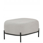 Indoor ottoman TESR Powder coated metal frame, fabric covering.Model 1603-06T