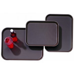 Rectangular tray in polypropylene with a non-slip surface Model VPAR