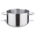 Deep saucepan in stainless steel  18/10 Capacity lt. 6.3 Size ø cm. 24x14h Model 103-024