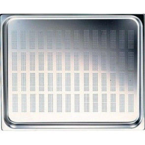Perforated stainless steel gastronorm container 18/10 AISI 304 GN 1/2 Model BF1204000