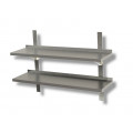 Double shelf with racks and brackets L 600 P 300 H 400 Model SMD063