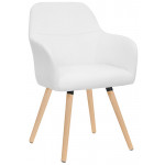 Indoor armchair TESR Powder coated metal frame, fabric or synthetic leather covering Model 1335-W58