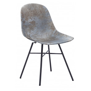 Stackable indoor chair TESR Powder coated metal frame, ABS shell. Model 1895-DH02