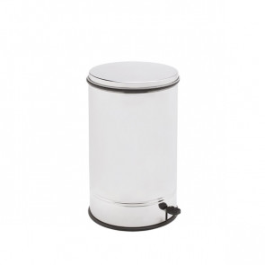 Pedal waste container in polished stainless steel MDL - Model PELICANTE 790260