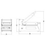 Sealing machine Model Sigix M20 Power watt 900 Max tray dimensions mm 260x190
