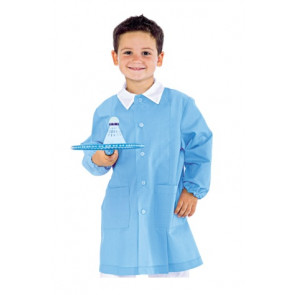 Pollicino Pinafore 65% Polyester  35% Cotton LIGHT BLUE available in different sizes Model 000230