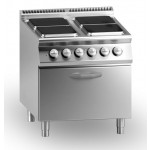 Electric range MDLR 4 square plates Electric oven Model CL7080CFEQ
