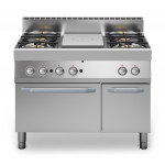 Gas solid top+4 burners MDLR Gas oven Model F70110TPPFGFBP