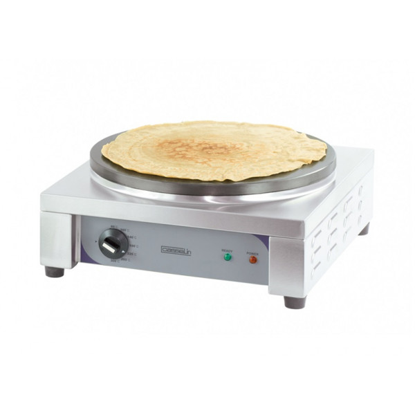 Square crepe maker CLN Stainless steel frame Cast iron plate Model CCC40E