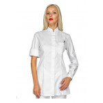 Woman Antigua blouse  LONG SLEEVE 65% Polyester 35% Cotton WHITE Avaible in different sizes Model 003000