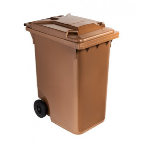 Outdoor waste container in polyetylene high density with anti UV protection MDL Colour Brown Model 766634