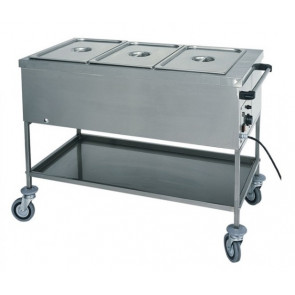 Heated trolley with dry hesating element Model CTS1761(3x1/1GN)