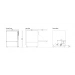 Digital glasswasher Basket 40x40 Model HP WASH 40