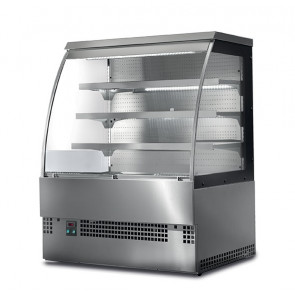 Self-service refrigerated display Model EVO90SELF stainless steel