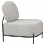 Indoor armchair TESR Powder coated metal frame, fabric covering. Model 1605-06P