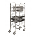 Tray trolleys Model CA1656 15 trays/trays GN 1/1 or 60x40