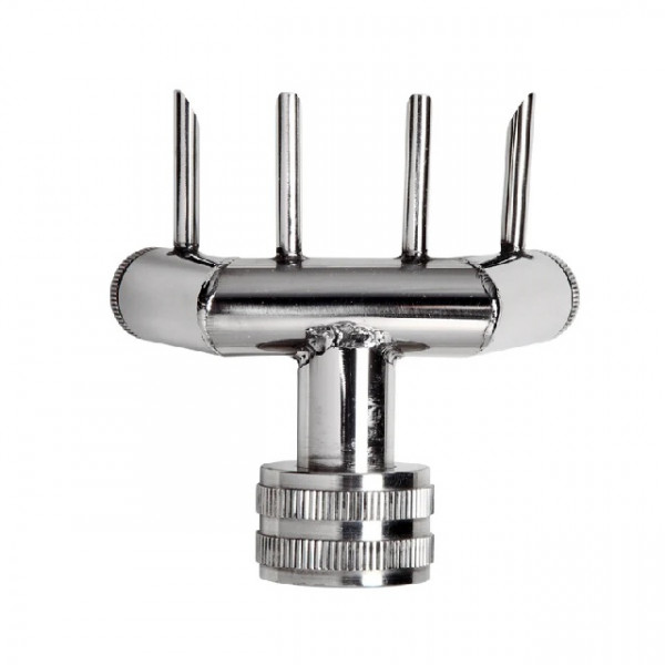 Quadruple tip spout - single spout ø 6x35 mm Model F3042 PAVONI