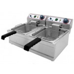 Electric fryer Countertop Model FB6+6 Power: KW 3+3