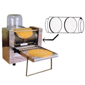 Automatic crepes machine SG N. 2 Cooking surface in cast iron Ø cm 19 Production da N. 300 crepes/h Model DI 2x19