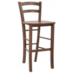 Indoor stool TESR Frame and seat in beech wood Model 1258-G04L