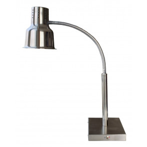 Table heating lamp in stainless steel Model TW01 Power button On-Off