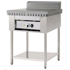 Electric piadina cooker PL Model CPE4 On Trestle, Chrome Flat on Stainless Steel Legs, Capacity 4 piadina, Chrome Flat