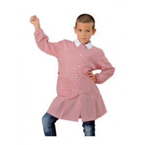 Pollicino Pinafore 65% Polyester  35% Cotton RED CHECKERED available in different sizes Model 000267