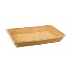 Rectangular synthetic rattan Bread Basket Model CPA11R