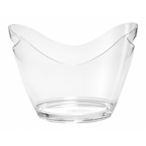 Oval champagne bucket in acrylic Model 350-300