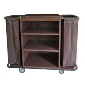 Trolley for room service with double removable bag STK Model LCART2