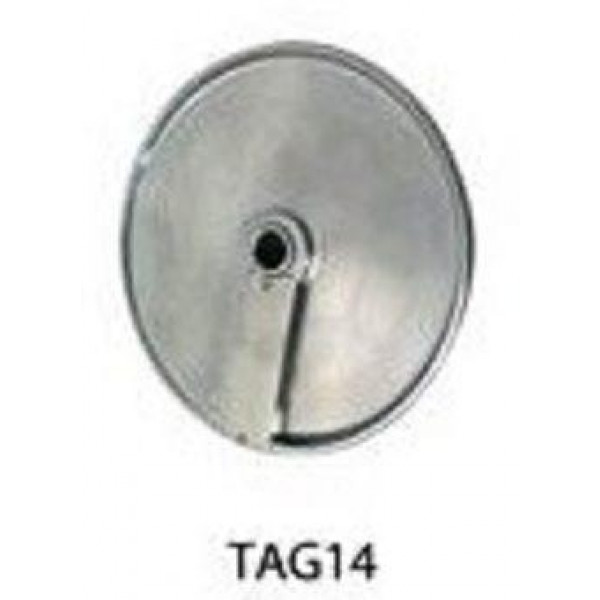 Cutting disc thickness 14mm DF14 - suitable for 14mm cubes and large cuts (in combination with the dicing cube disc/cube14 for Vegetable cutter Models TITANIUM