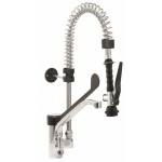 ONE HOLE PRE-RINSE UNIT MIXER SWINGING SPOUT AND PLASTIC CLINICAL LEVER, MINI VERSION MNL Model ERAMINI252